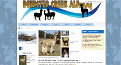 Desktop Screenshot of deepstepcreekalpacas.com