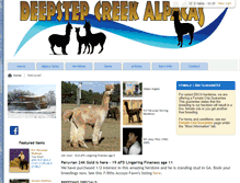 Tablet Screenshot of deepstepcreekalpacas.com